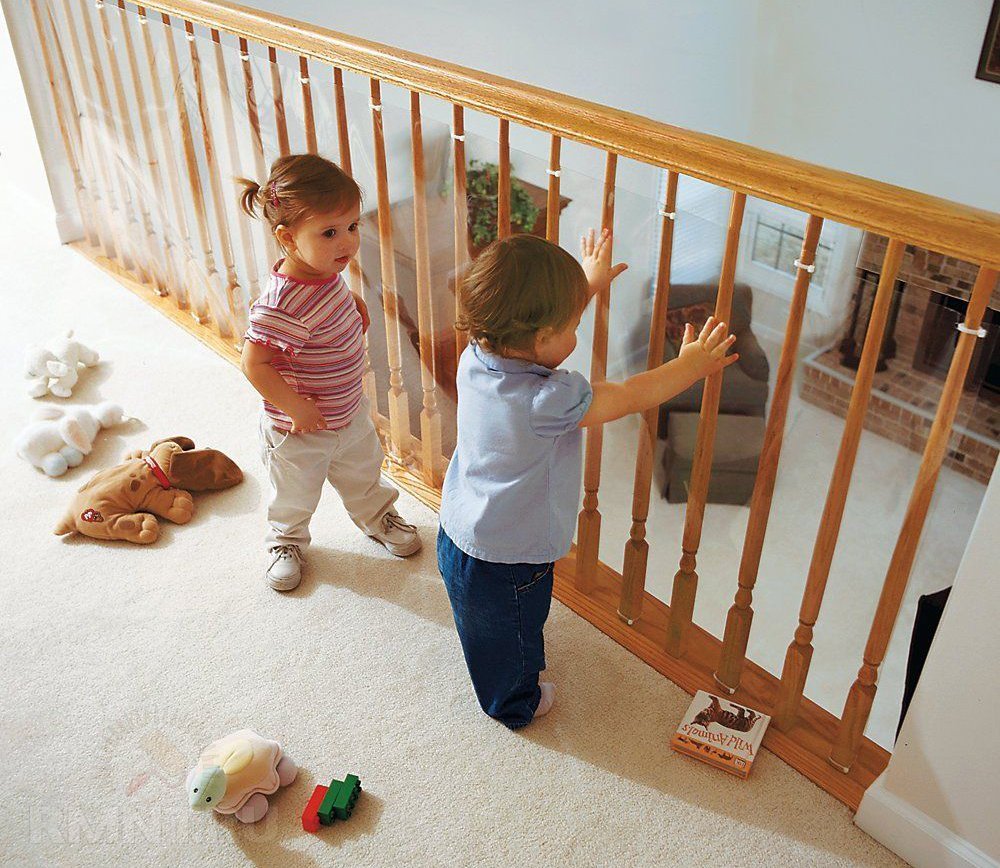 Как закрыть лестницу от ребенка своими руками - методы