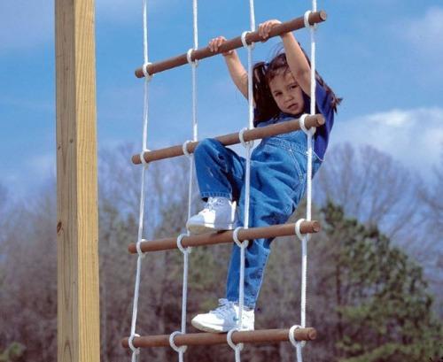 Веревочная лестница своими руками для детей - подробно
