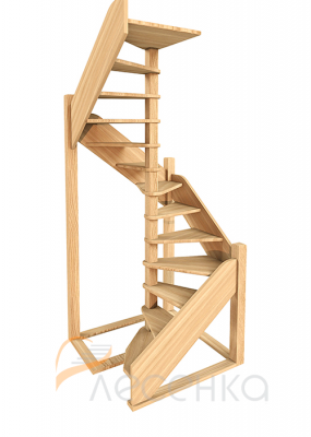 Винтовая лестница для дачи на второй этаж - быстро и легко