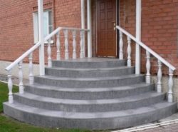 Входная лестница в дом из бетона - делаем правильно