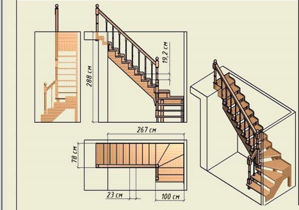 Житов ру лестницы с поворотными ступенями 90 - подробно