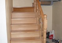 Лестница на металлокаркасе с деревянными ступенями - советы