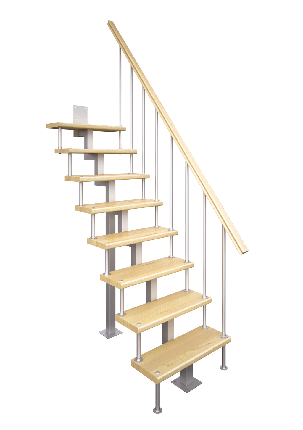 Модульная лестница на второй этаж купить - подробно