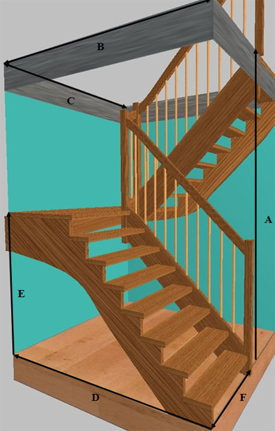 Ограждение лестничного проема на втором этаже - просто о сложном