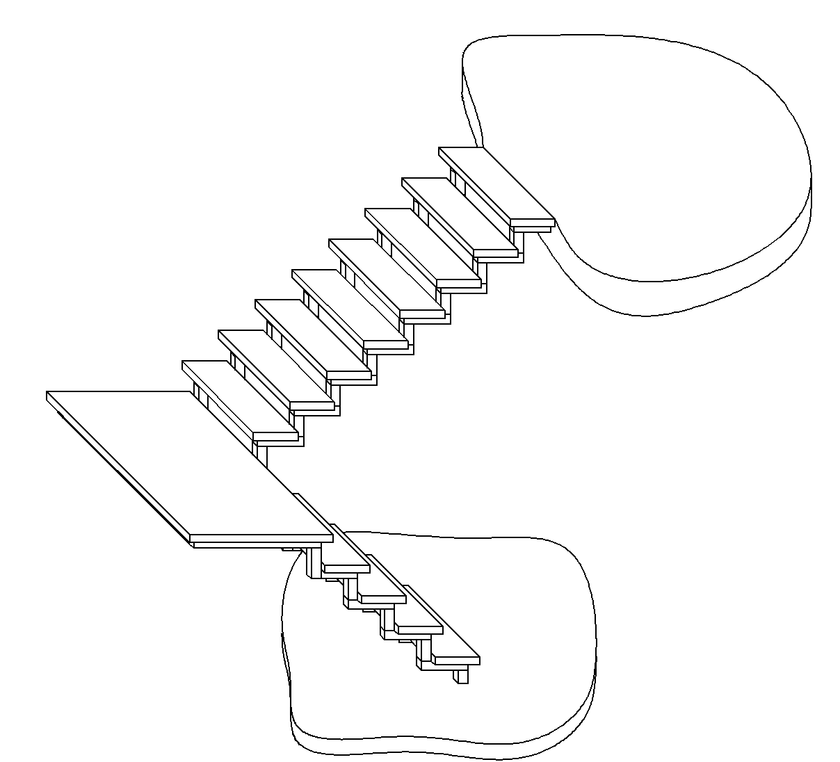 Программа для расчета лестницы из металла - подробно